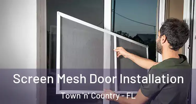 Screen Mesh Door Installation Town 'n' Country - FL